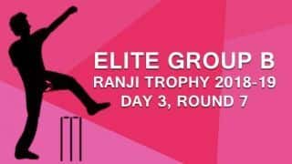 Ranji Trophy 2018-19, Elite Group B, Round 7, Day 3: Hyderabad extend lead to 169 runs